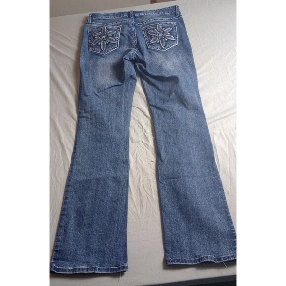 Unbranded Jeans Women's Size 6 Boot cut Low Rise Y2k Cottagecore Preppy Floral - Picture 5 of 7